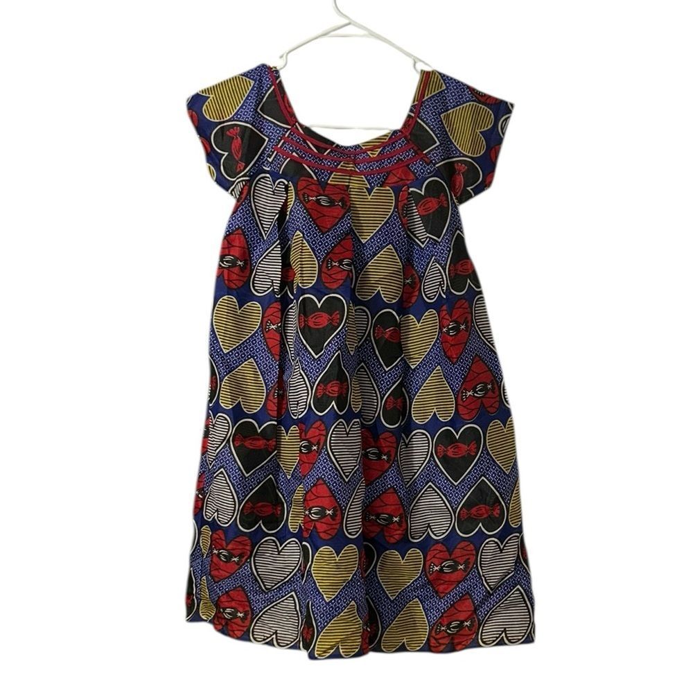 Girls Printed Lightweight Dress(Pit to Pit 15.5”,Length 33”)